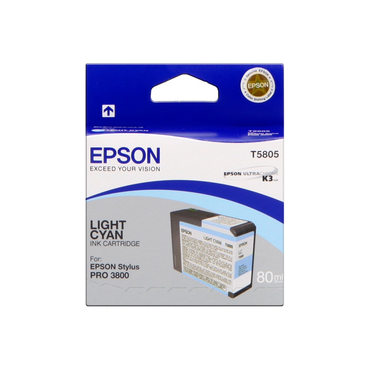 EPSON TINTA CIAN CLARO T580500