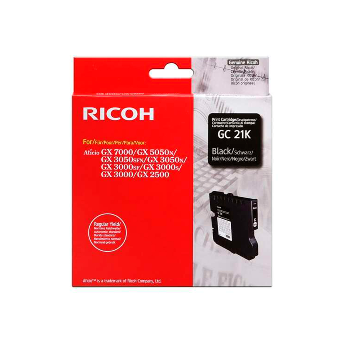 RICOH TINTA NEGRO GC21K