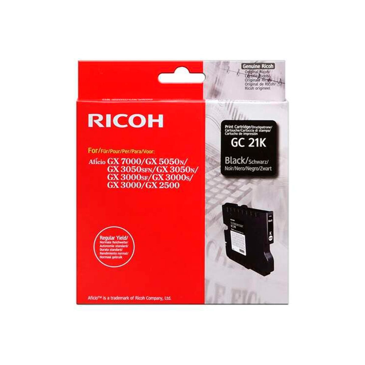 RICOH TINTA NEGRO GC21K