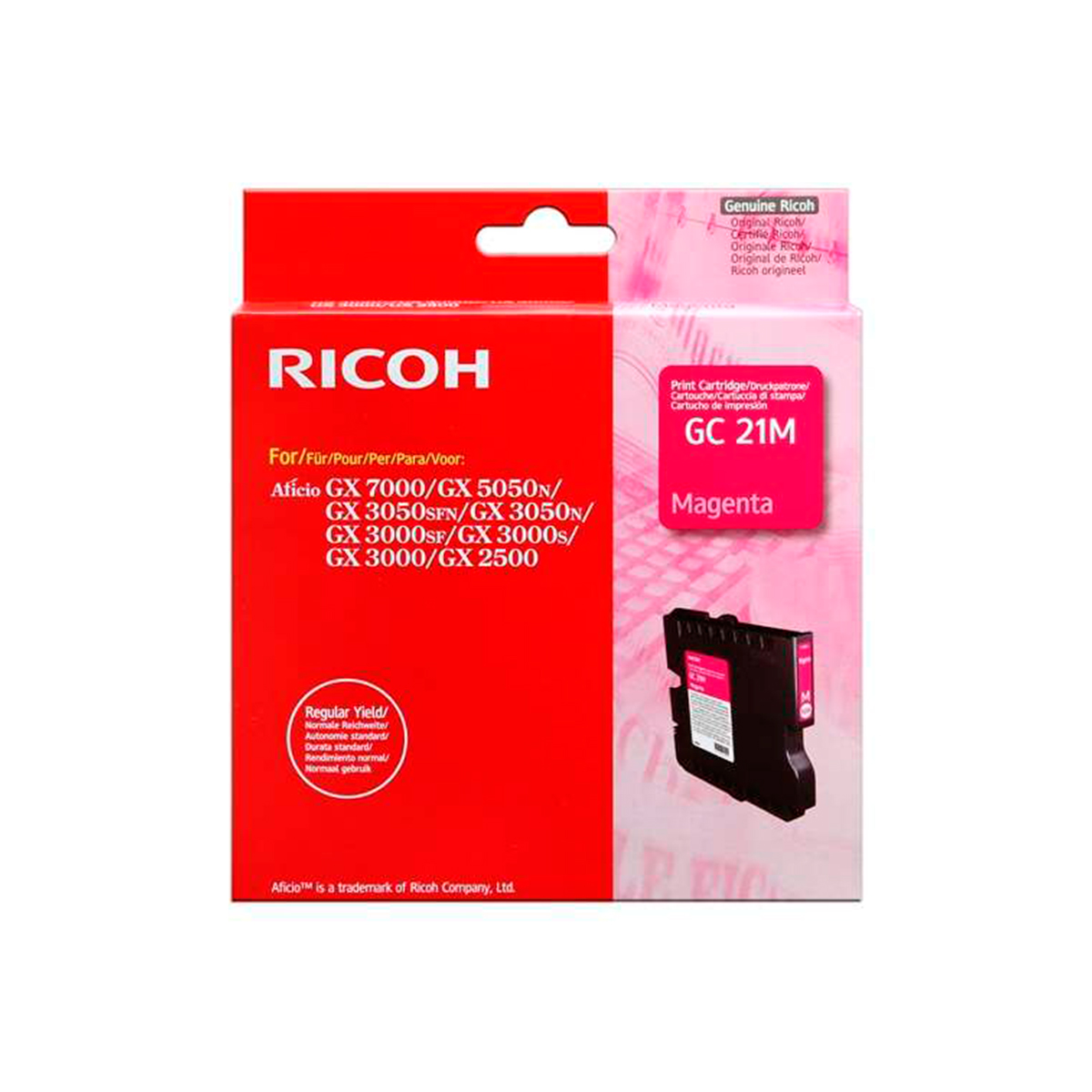 RICOH TINTA MAGENTA GC21M