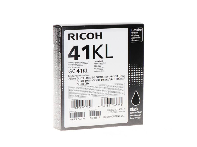 RICOH TINTA NEGRO GC41KL