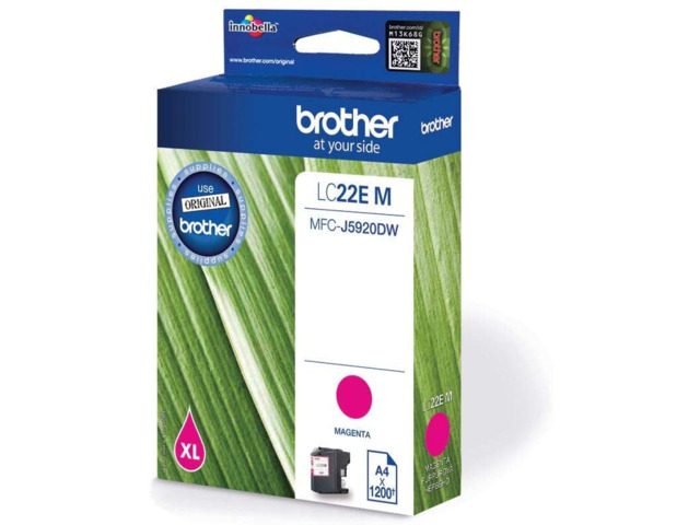 BROTHER TINTA MAGENTA LC22EM