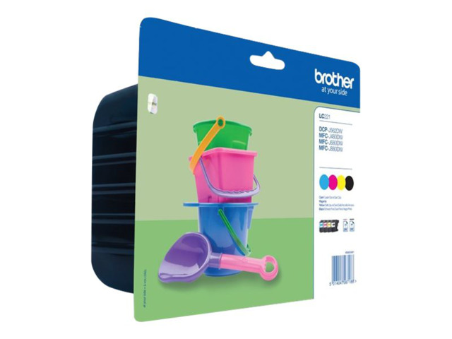 BROTHER PACK 4U LC221 COLOR