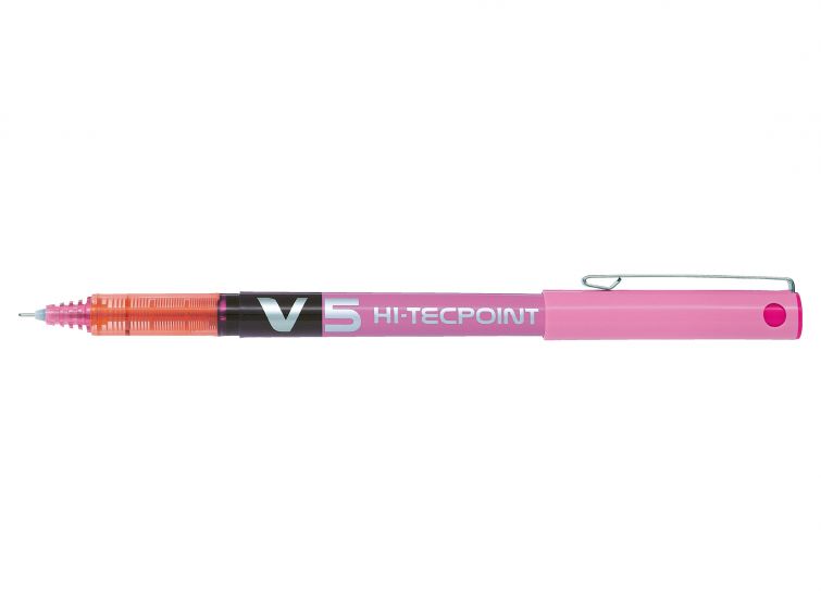 PILOT V5 PUNTA FINA ROSA 12U