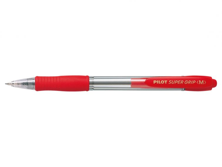 PILOT SUPER GRIP M ROJO