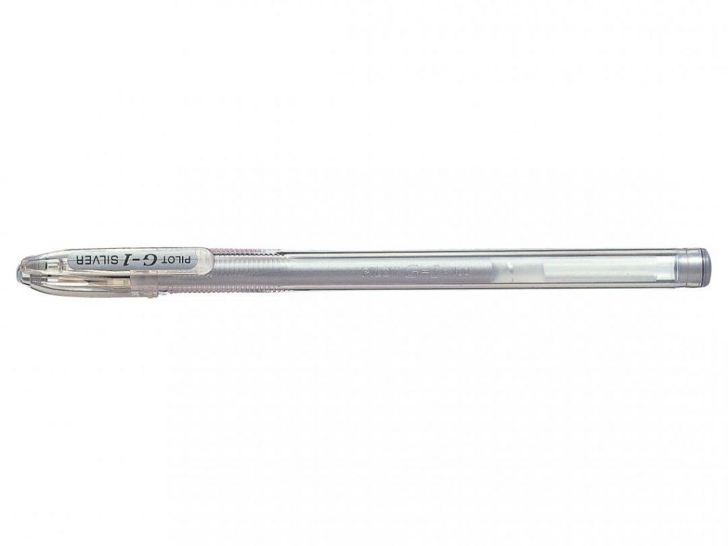 PILOT TINTA GEL G1 PLATA 12U