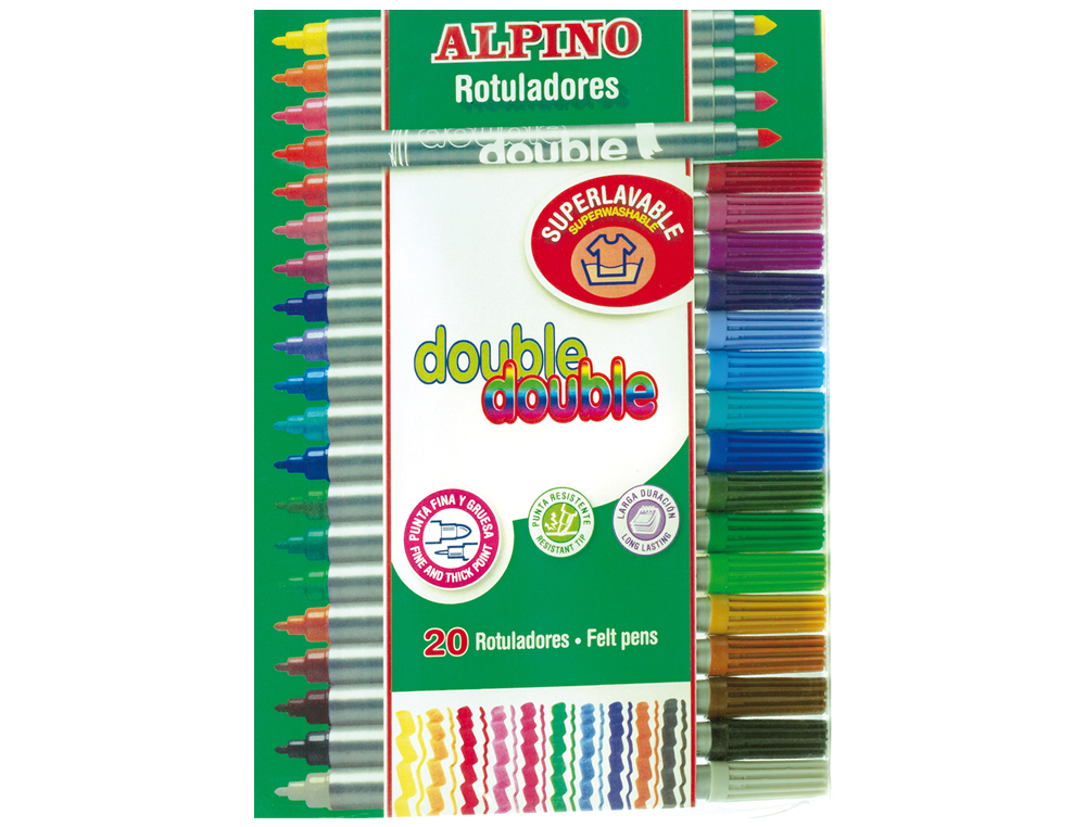 ALPINO ROTULADORES COLORES 24U