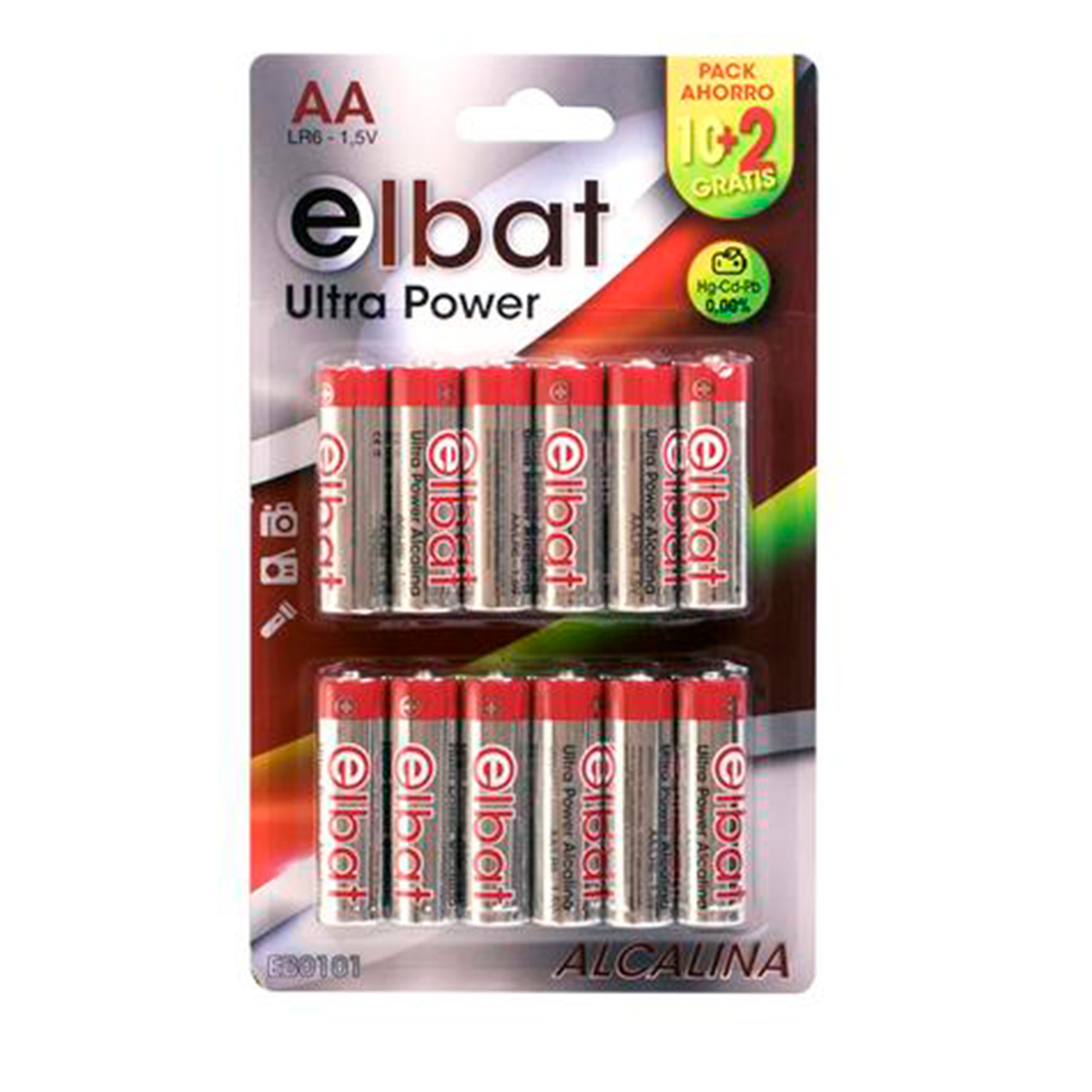 ELBAT PILAS ALCALINAS AA LR6