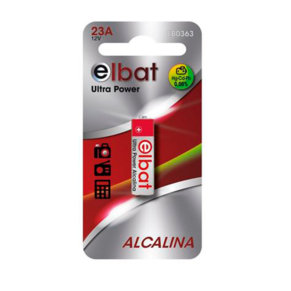 ELBAT PILA ALCALINA 23A 12V