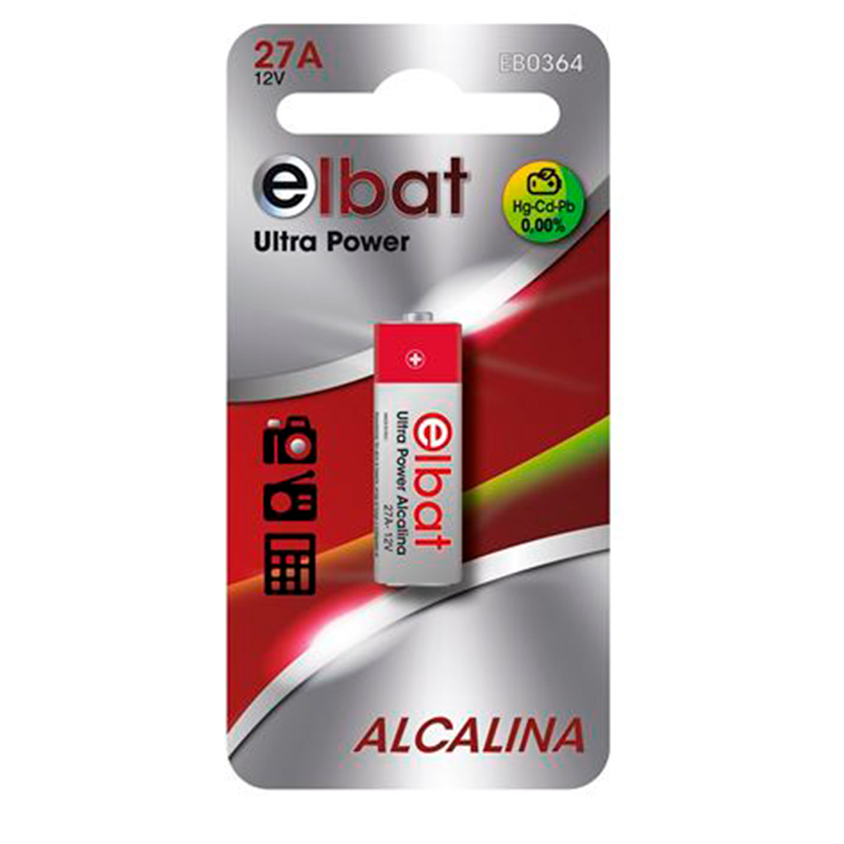 ELBAT PILA ALCALINA 27A 12V