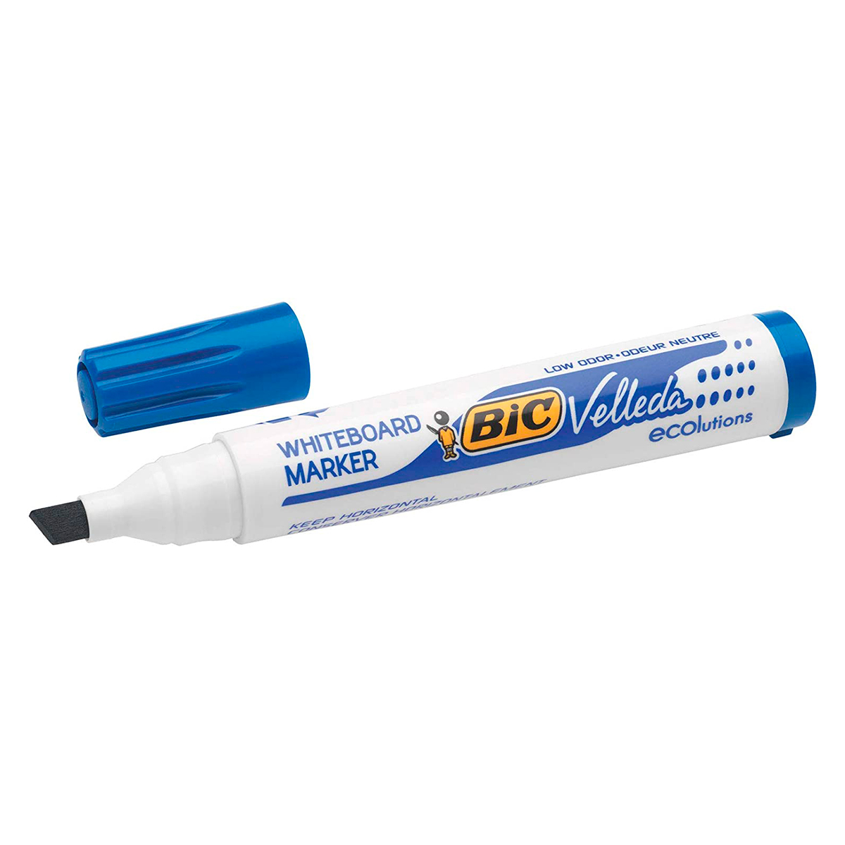 BIC MARCADOR PIZARRA AZUL 12U