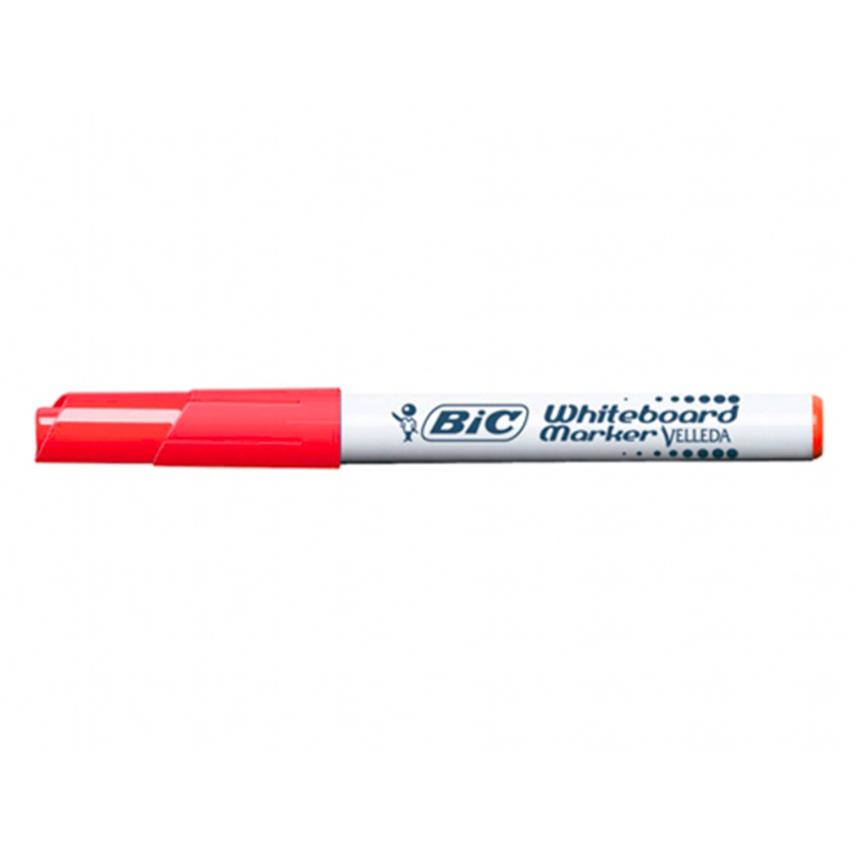 BIC MARCADOR PIZARRA ROJO 12U