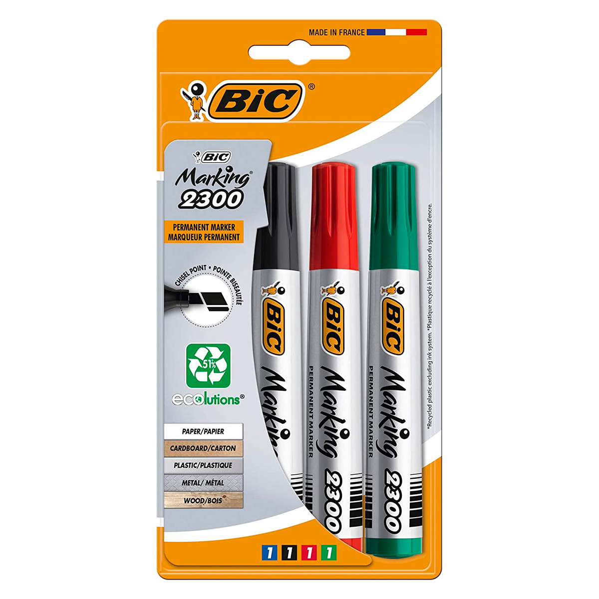 BIC MARKING 2300 CO.SURTIDO 4U