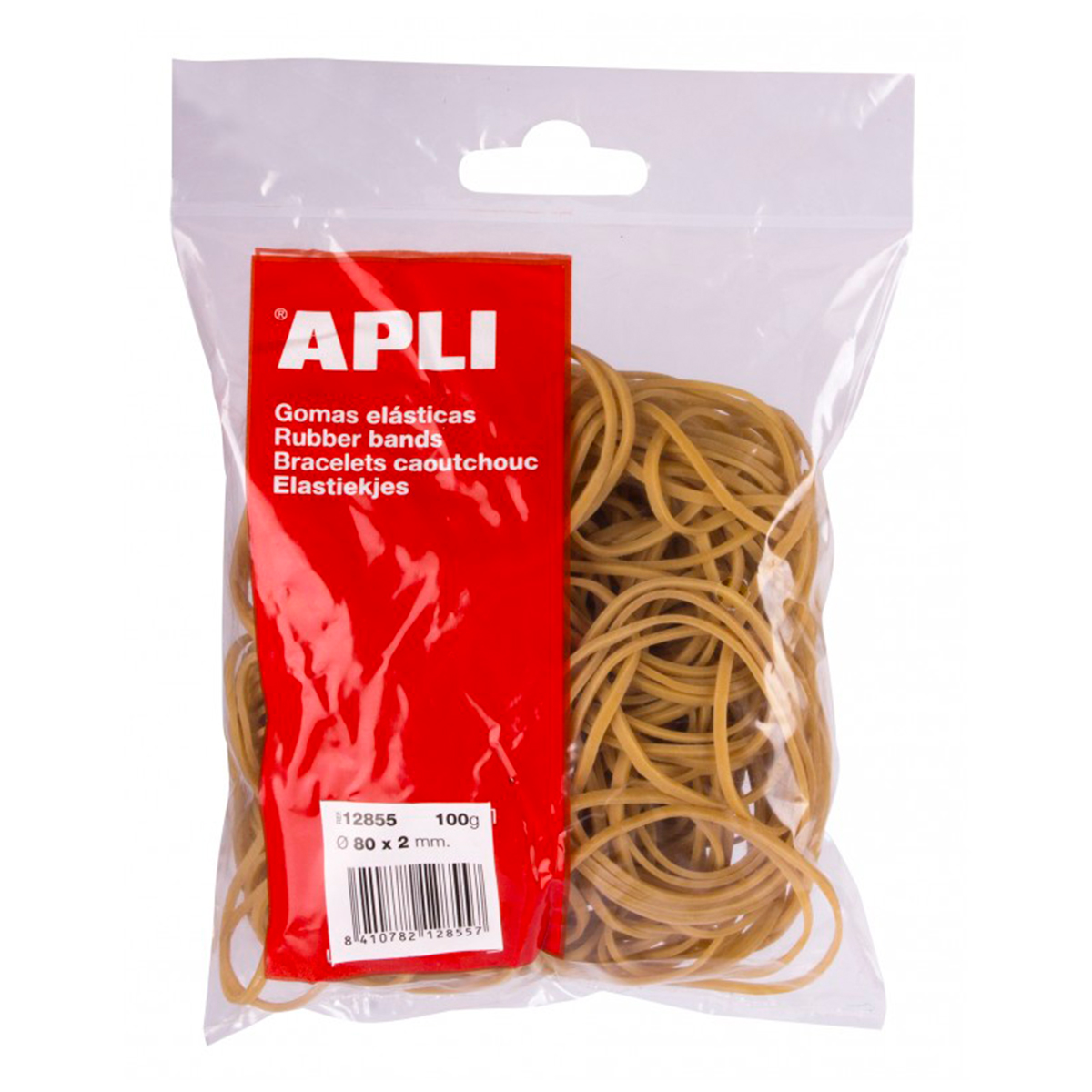 APLI GOMA ELASTIC 80X2MM 100U