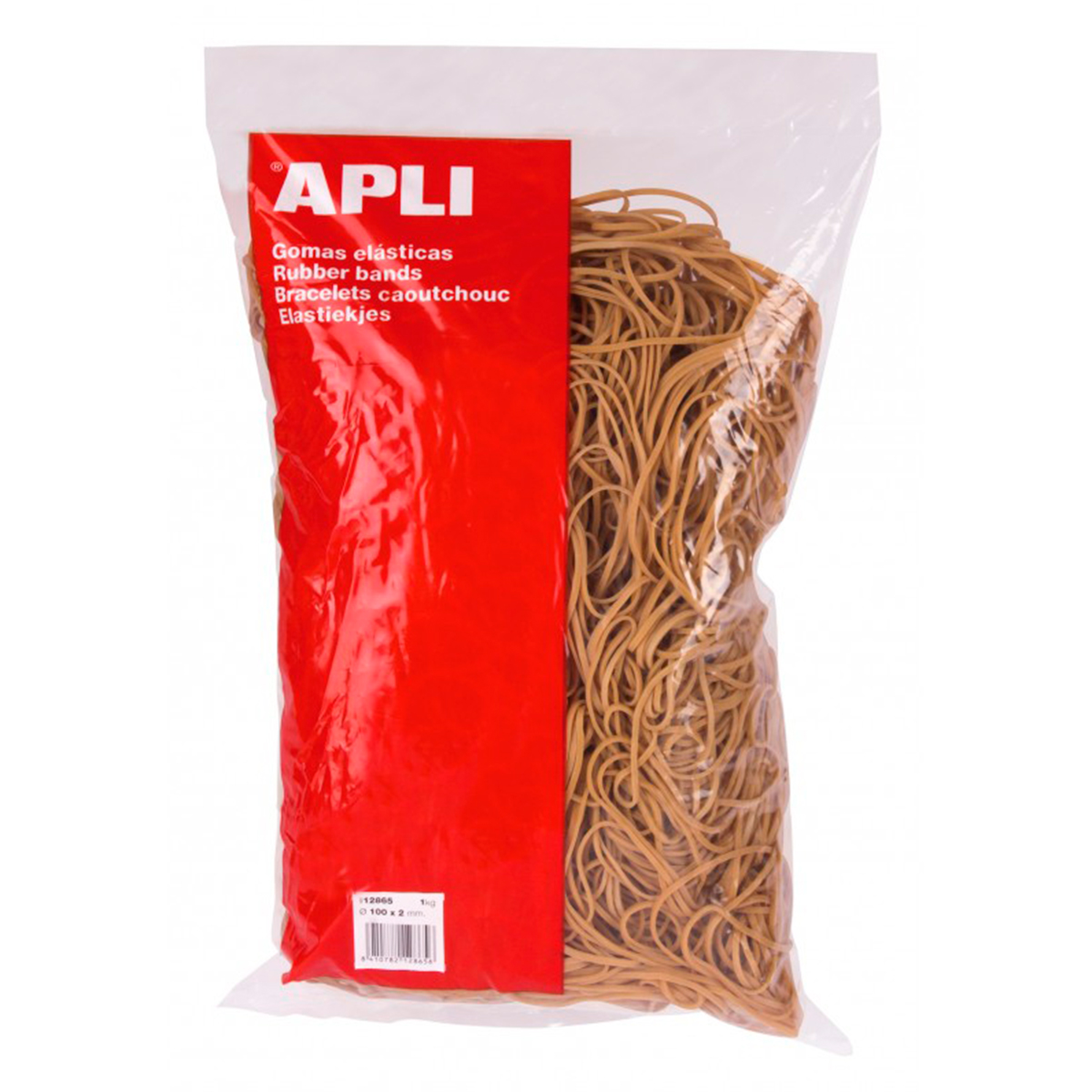 APLI GOMA ELASTI 100X2MM 100U