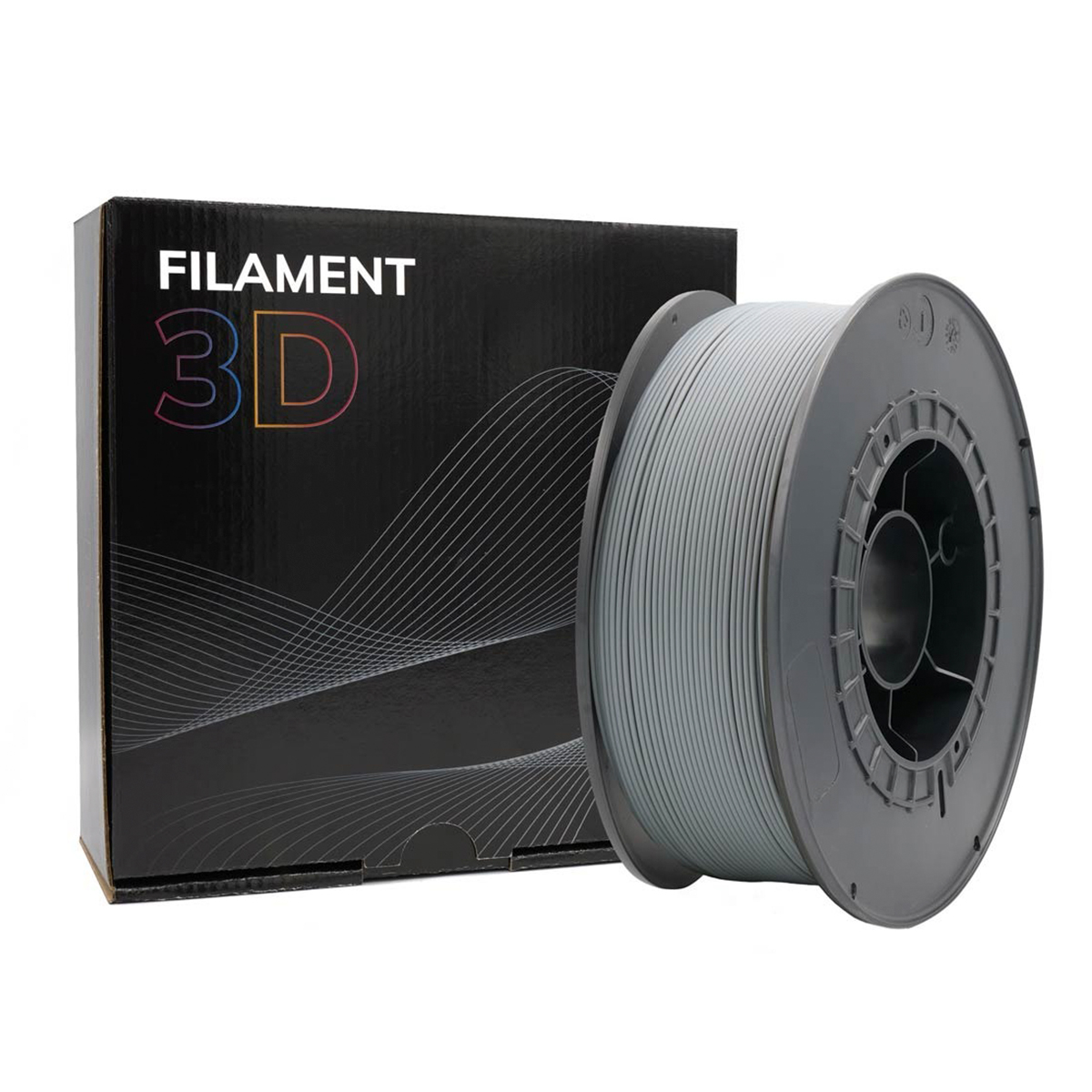 FILAMENTO 3D PLA GRIS