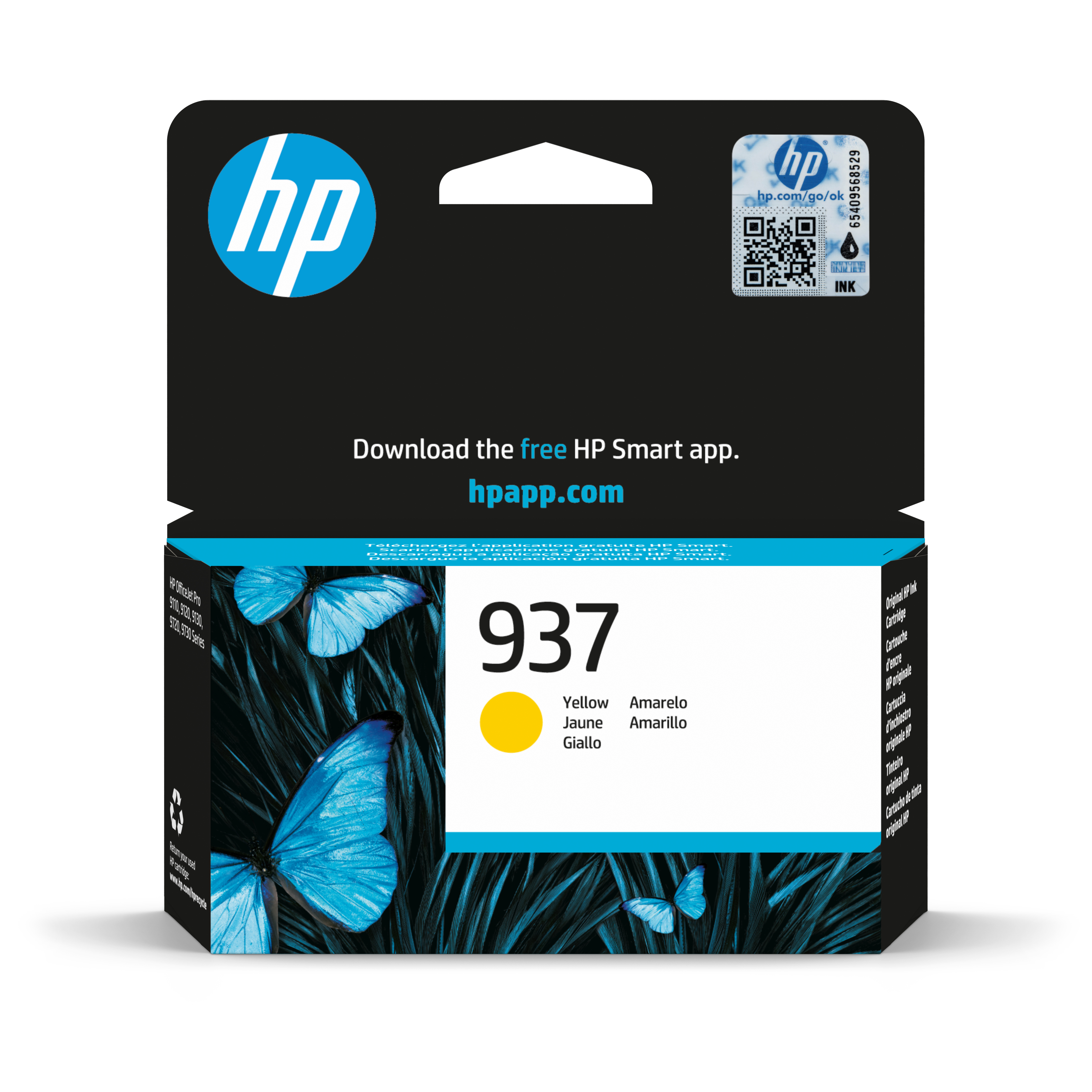 HP TINTA AMARILLO 937 4S6W4NE
