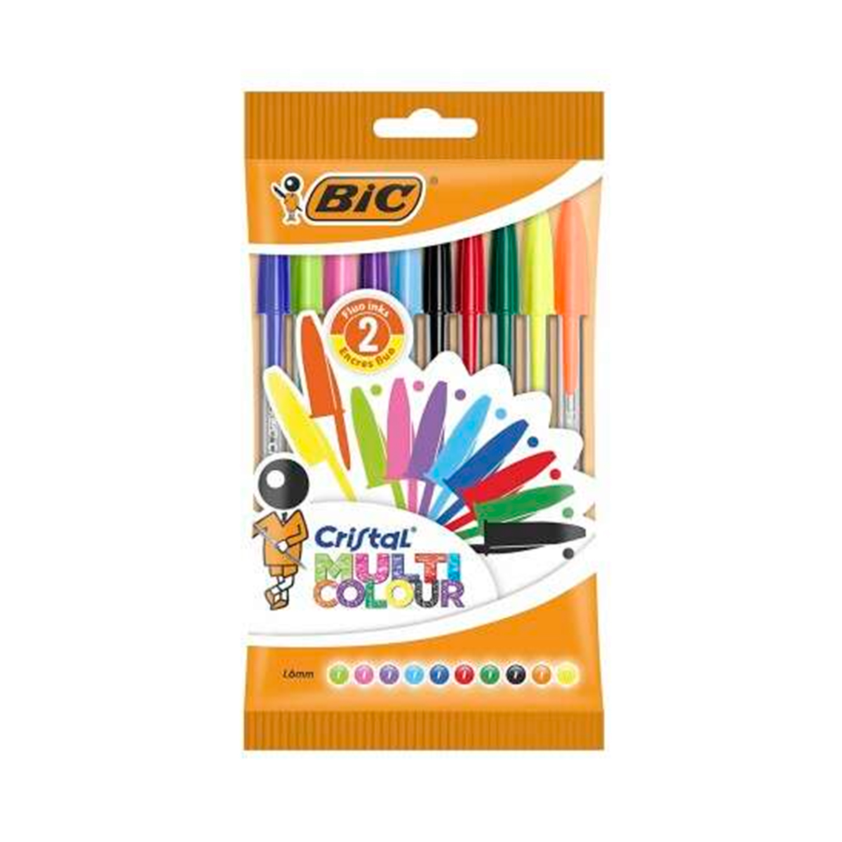 BIC BOLI 10U CRISTAL SURTIDO