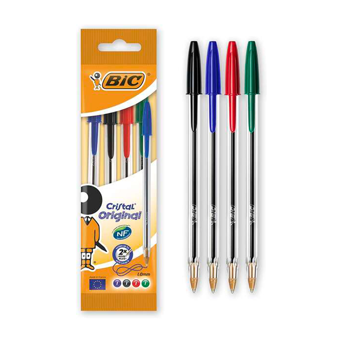 BIC BOLI 4U CRISTAL SURTIDO