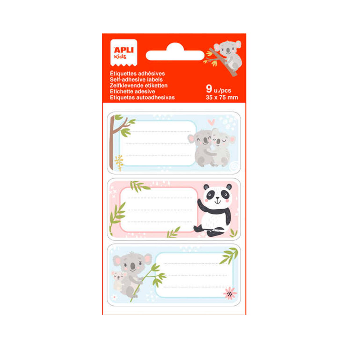 APLI ETIQUETAS KOALA 81X36 5U