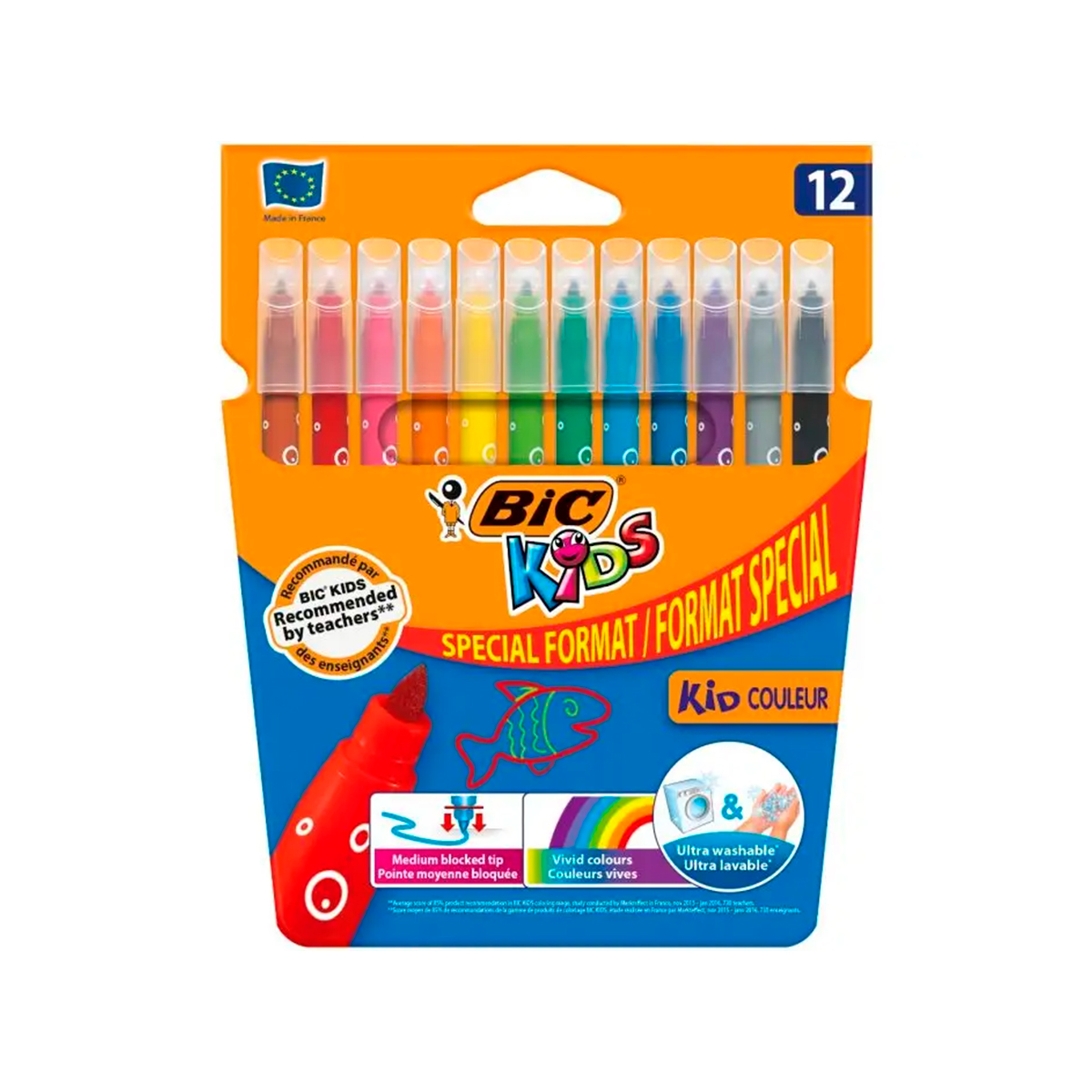 BIC 12U ROTULADOR COLORES KIDS