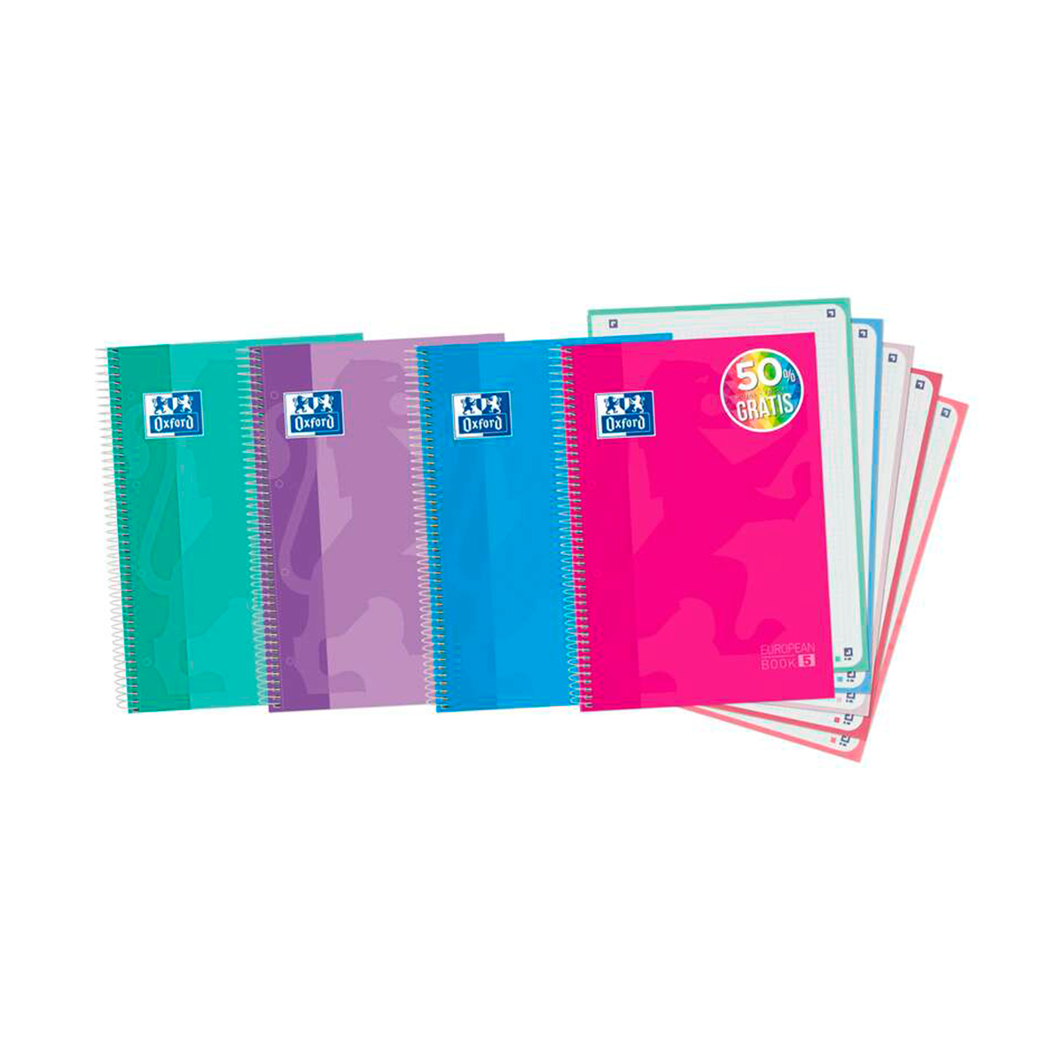 OXFORD CUADERNO A4+120h 5X5 5U