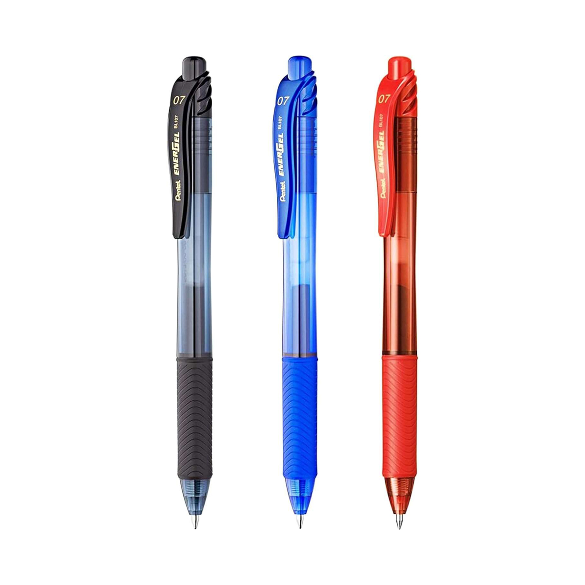 PENTEL TINTA GEL 0.7 SURTID 3U