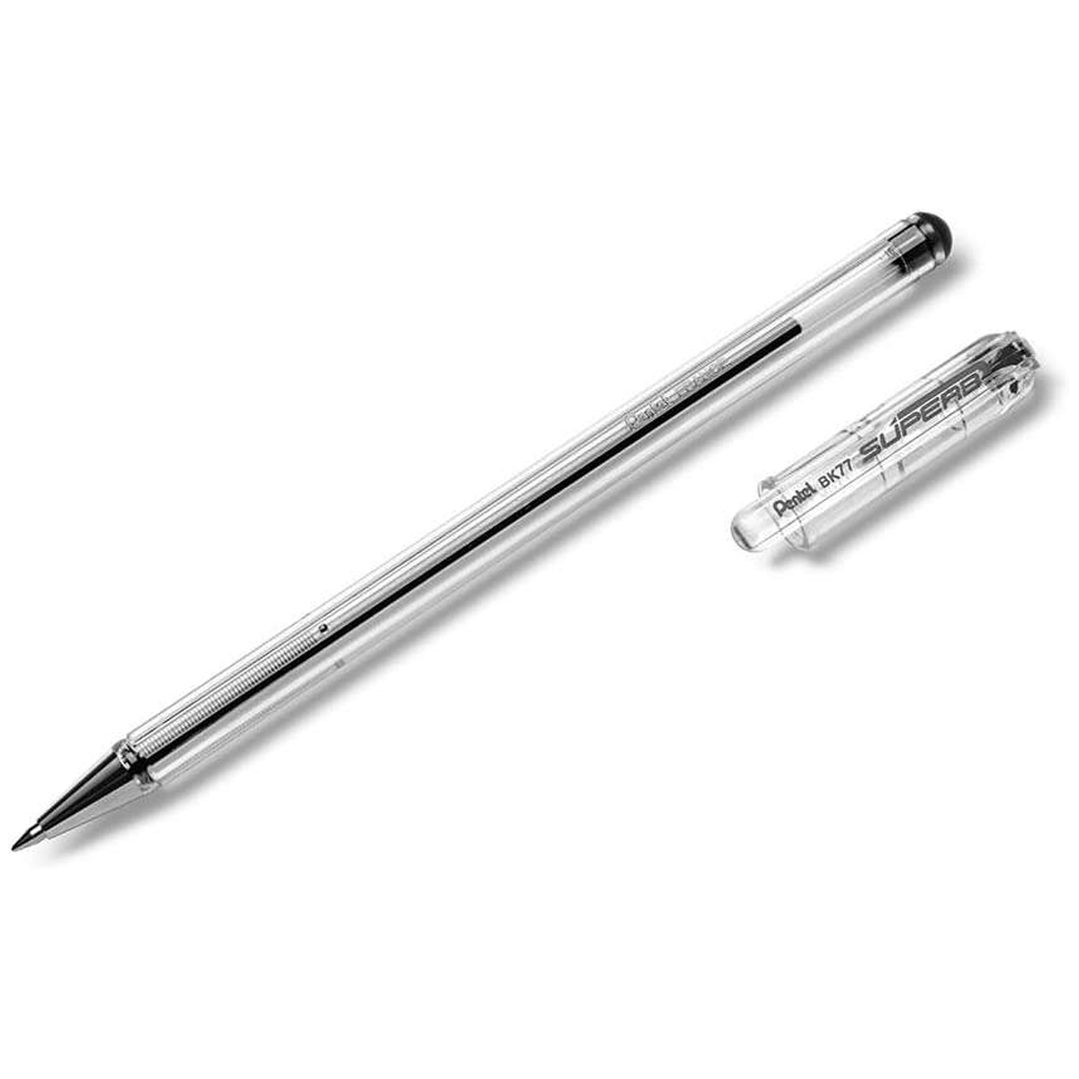 PENTEL BOLIGRAFO 0.7 NEGRO 12U