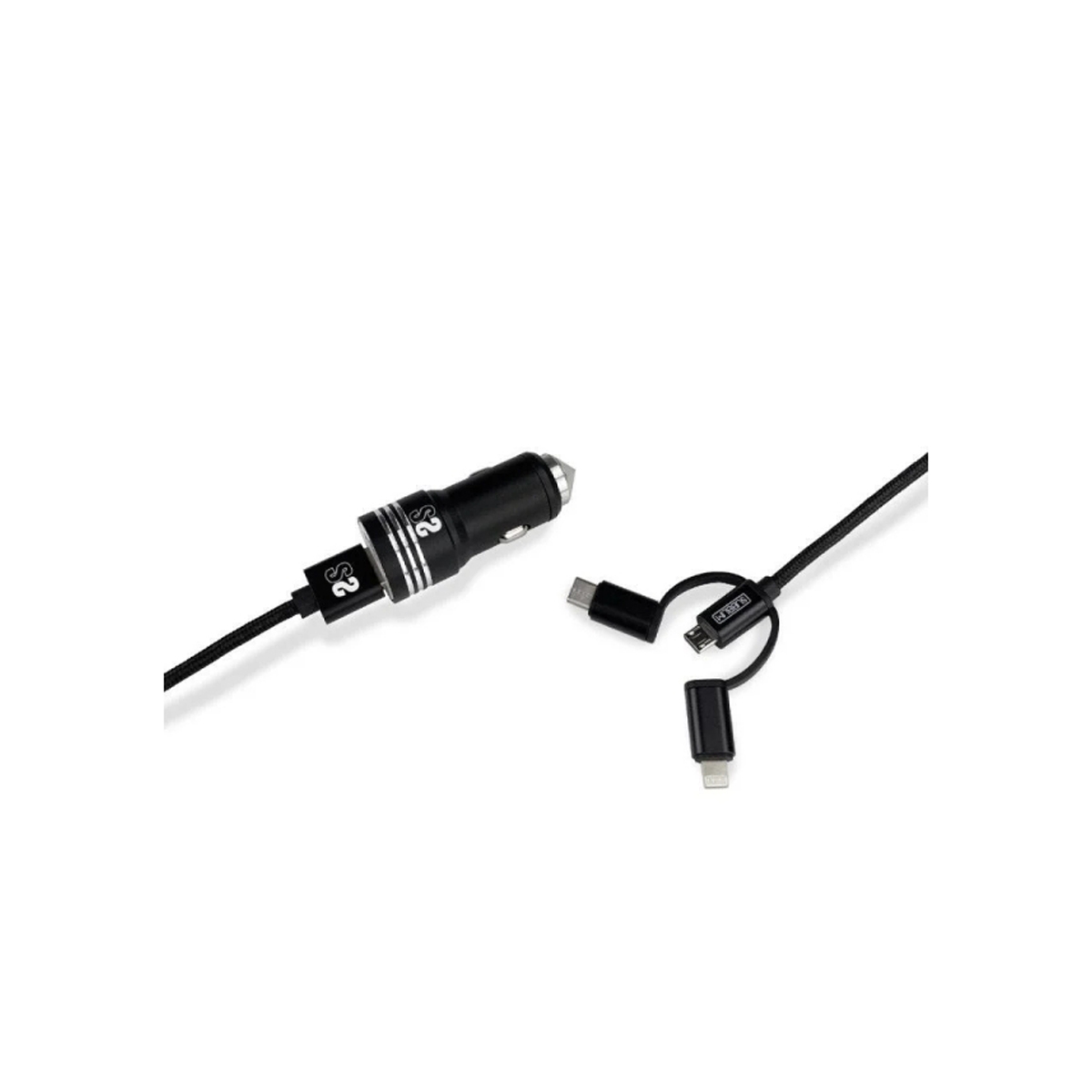 SUBBLIM CARGADOR COCHE NEGRO