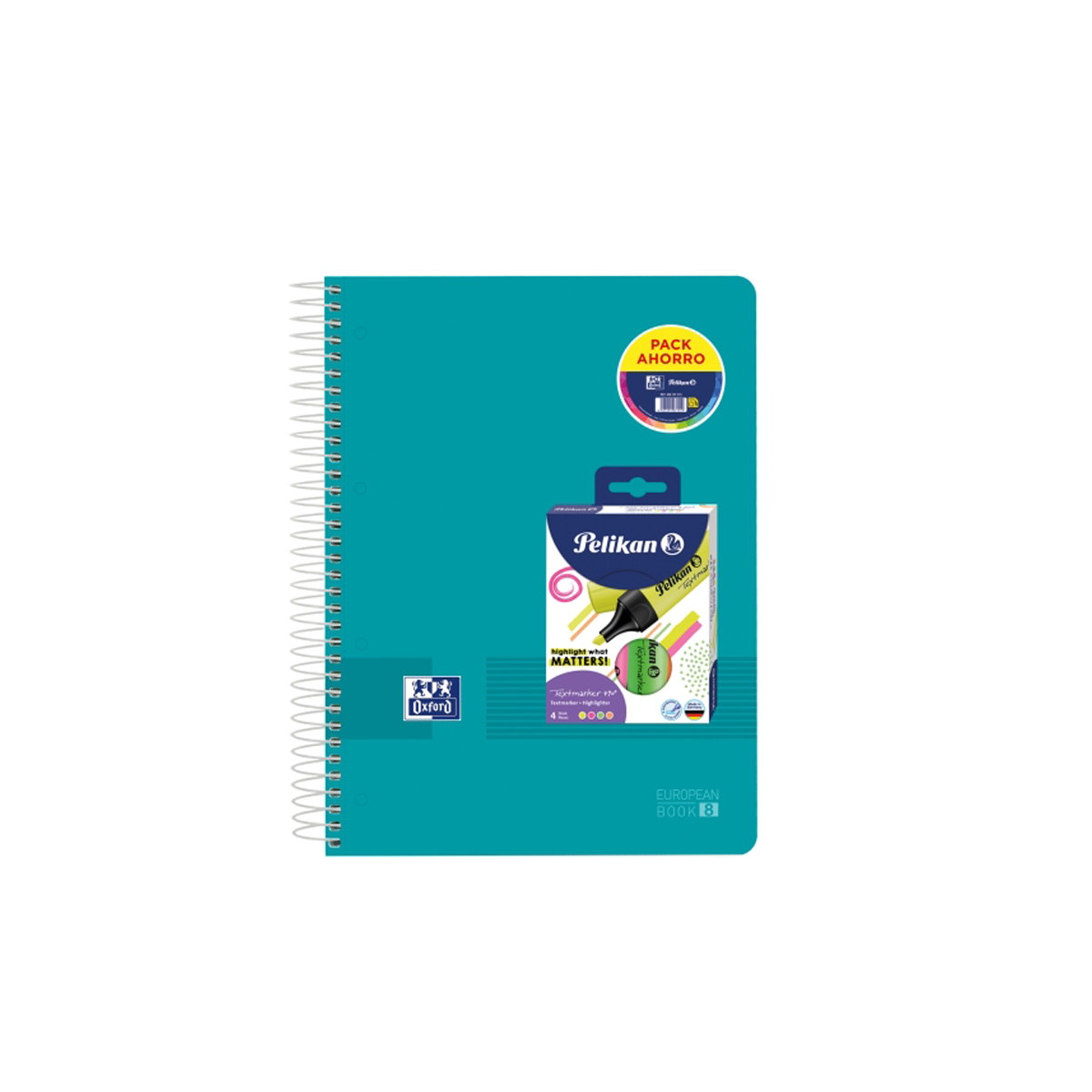 OXFORD CUADERNO A4+ +MARCADORE