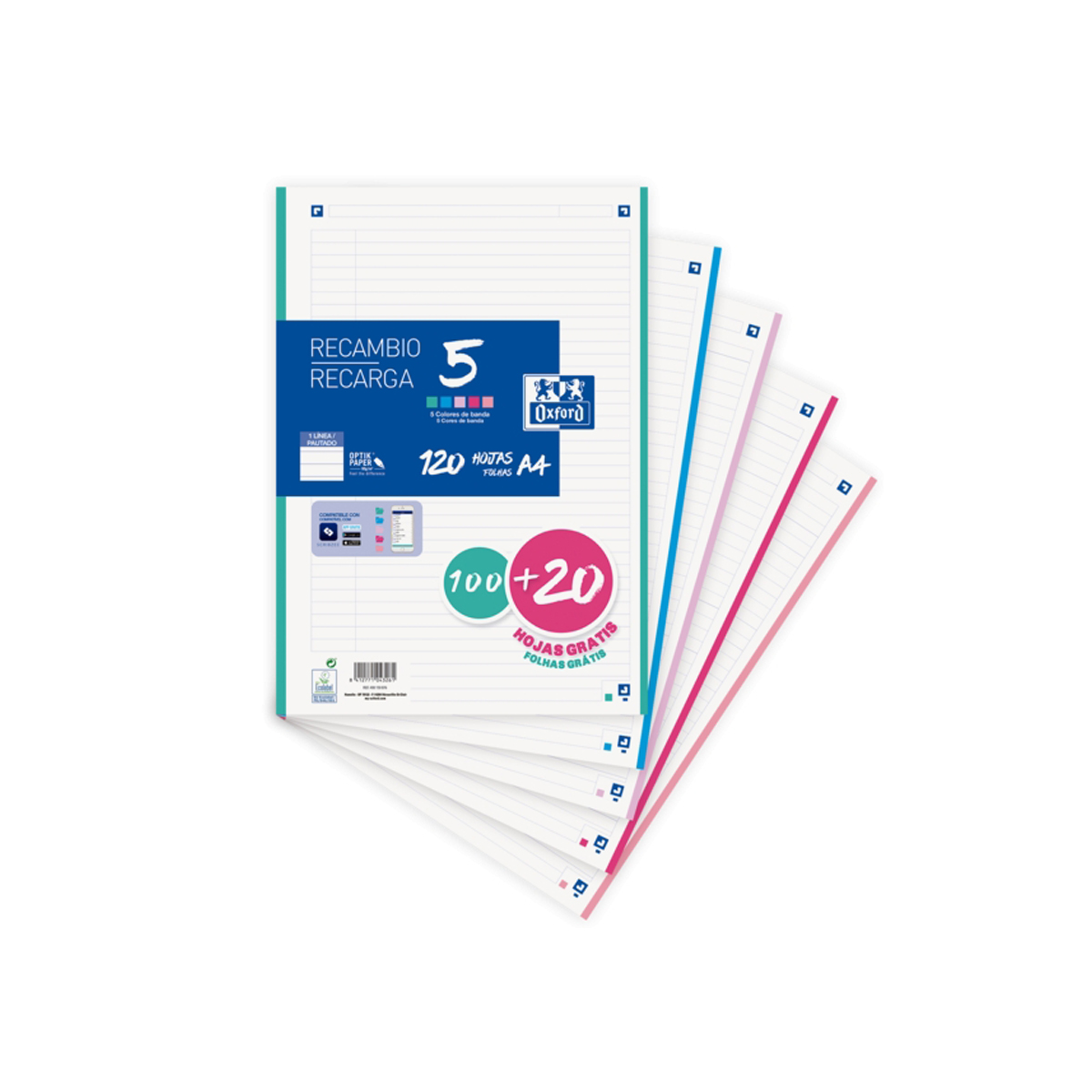 OXFORD RECAMBIO A4 1 LINEA 4A