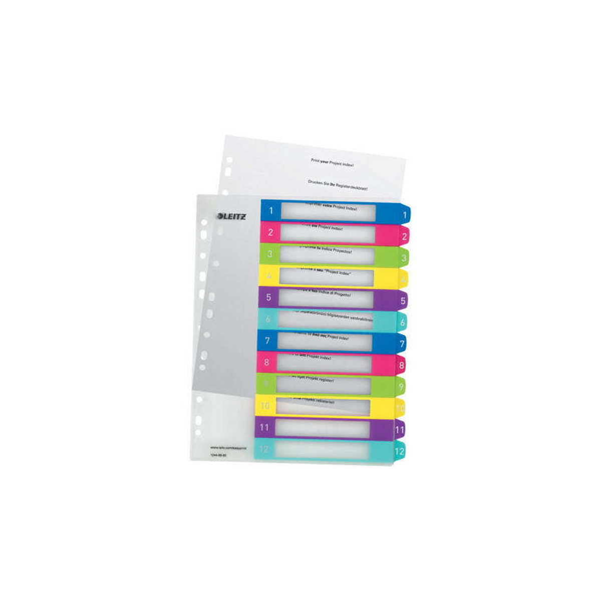LEITZ INDICE 12 PESTAAS A4
