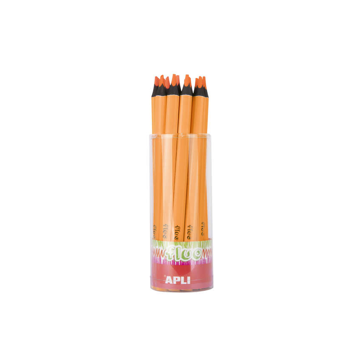 APLI JUMBO FLUOR LAPICES 18U