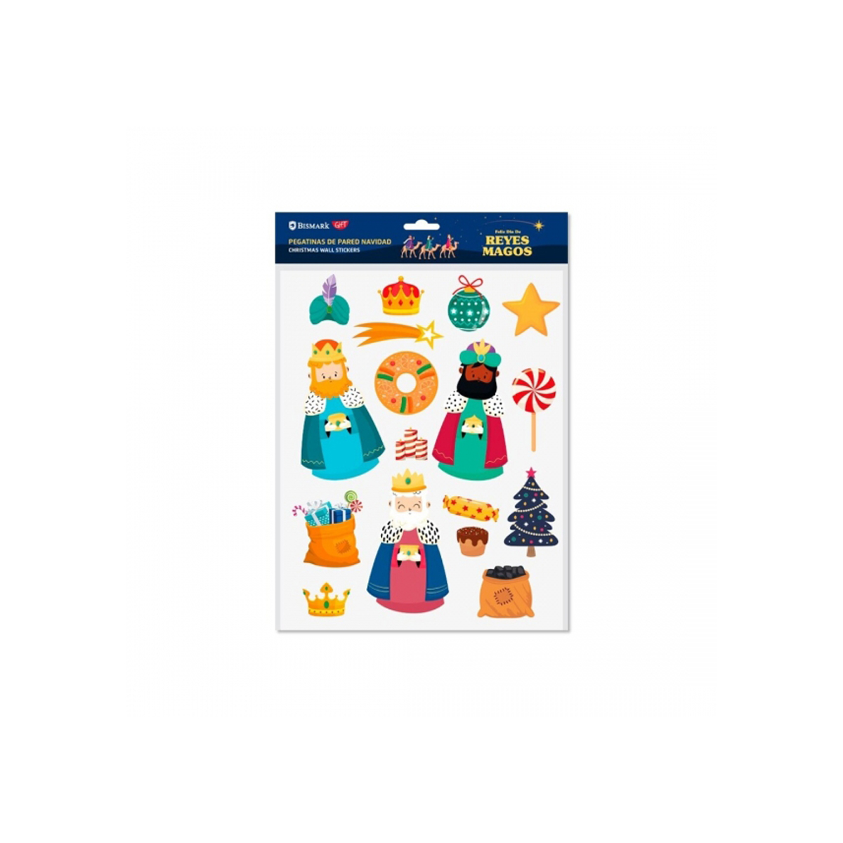 BISMARK PEGATINA PARED NAVIDAD