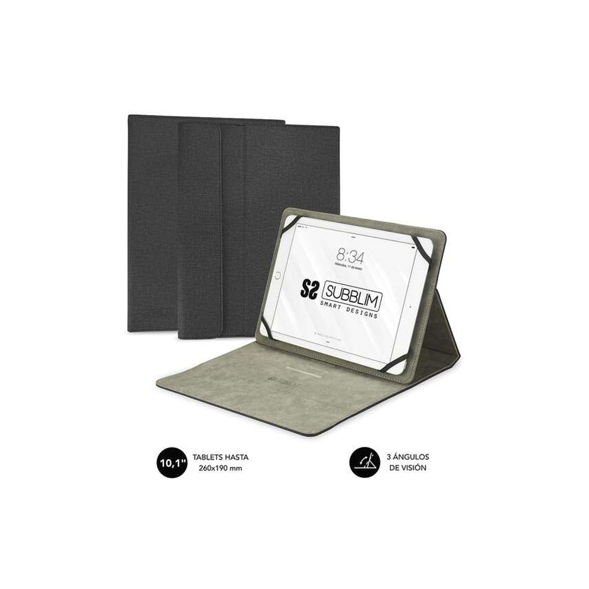 SUBBLIM FUNDA UNIV TABLET NEGR