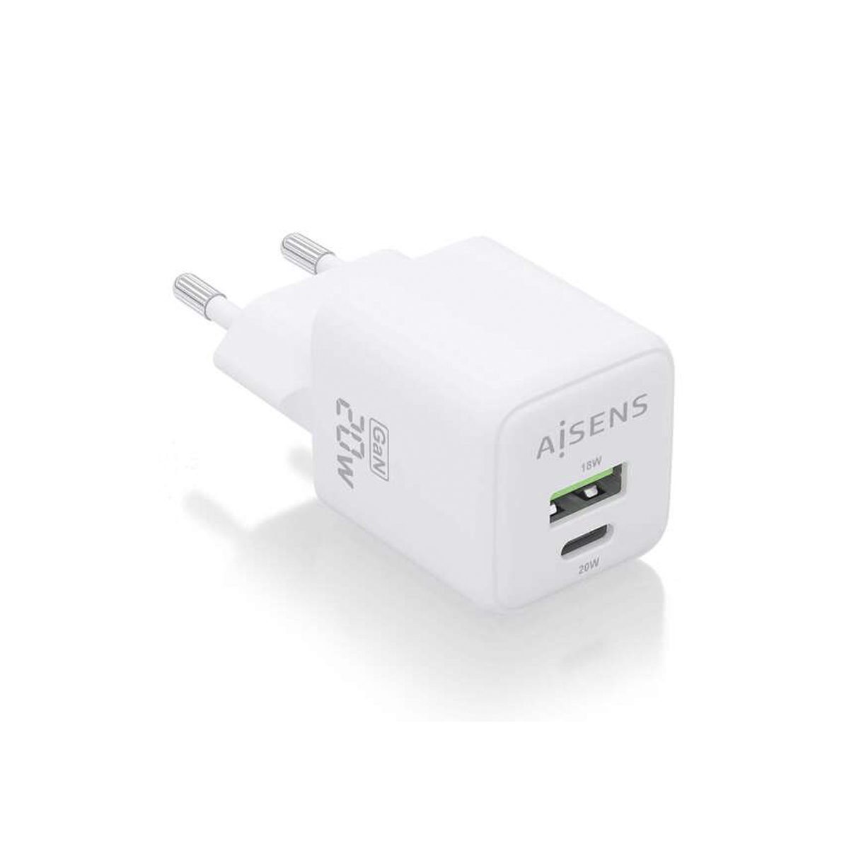 AISENS CARGADOR GAN 20W BLANCO