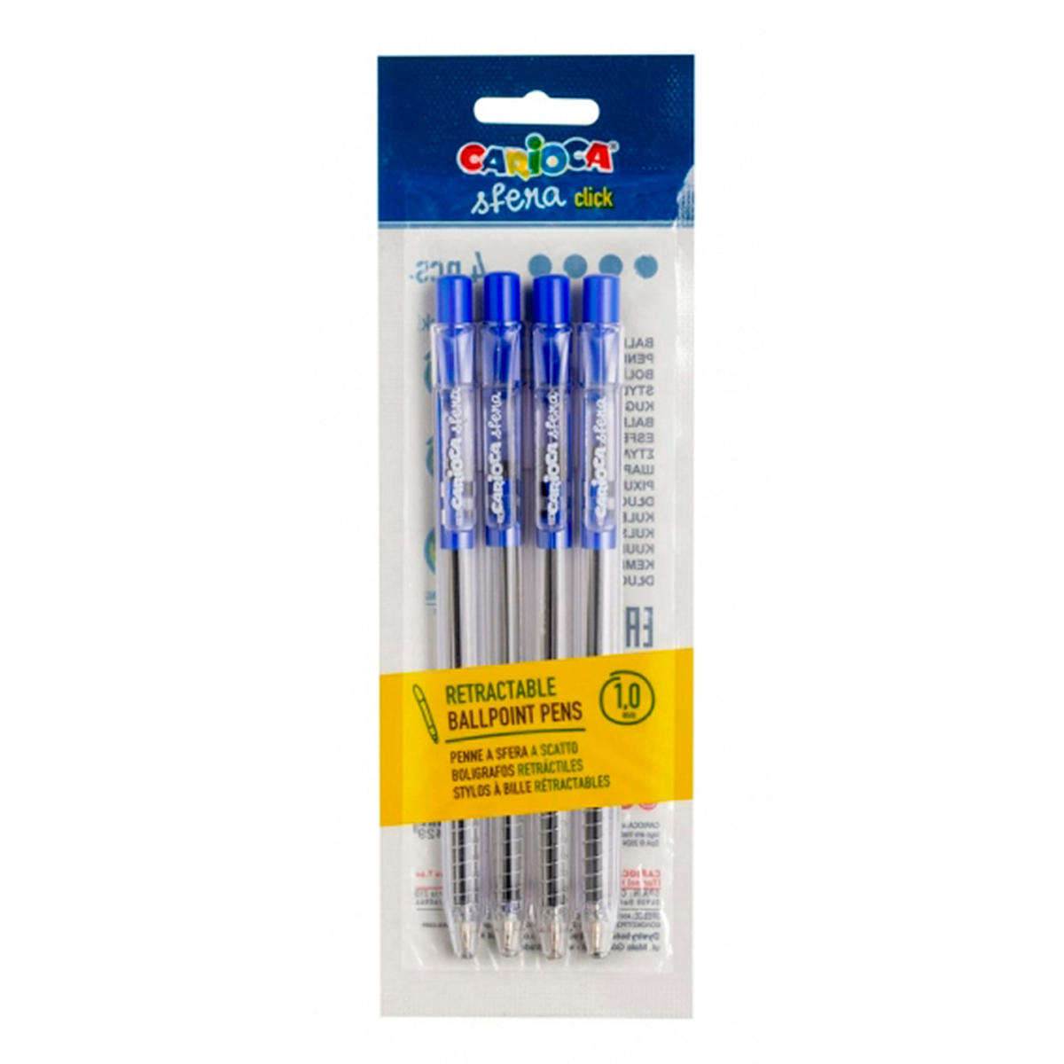 CARIOCA BOLI 4U 1MM AZUL