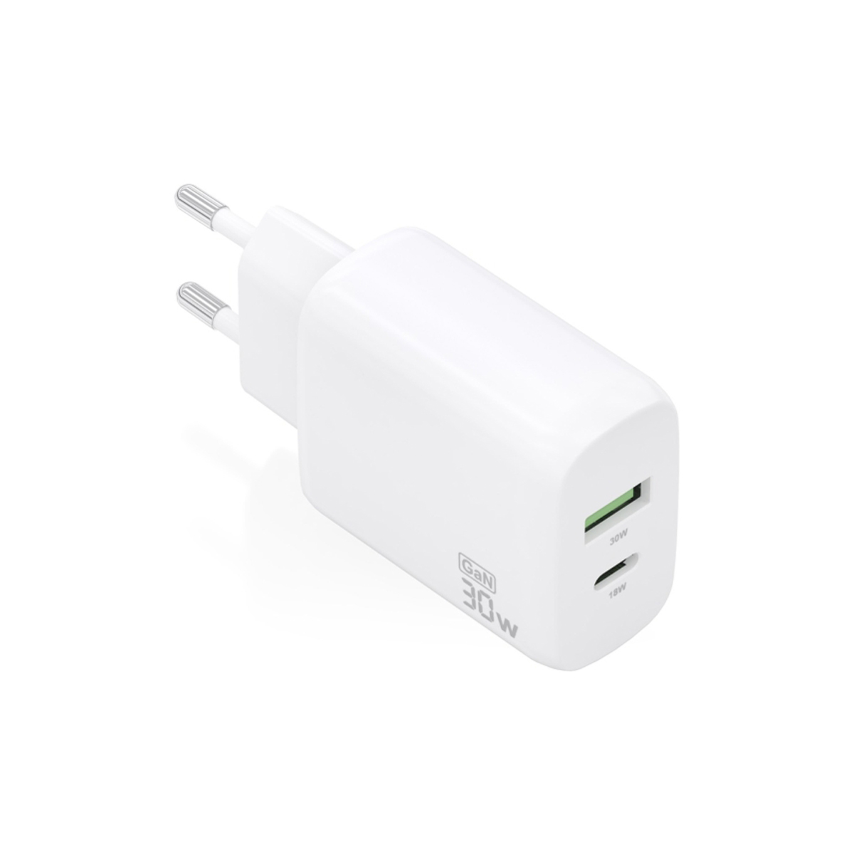 AISENS CARGADOR GAN 30W BLANCO