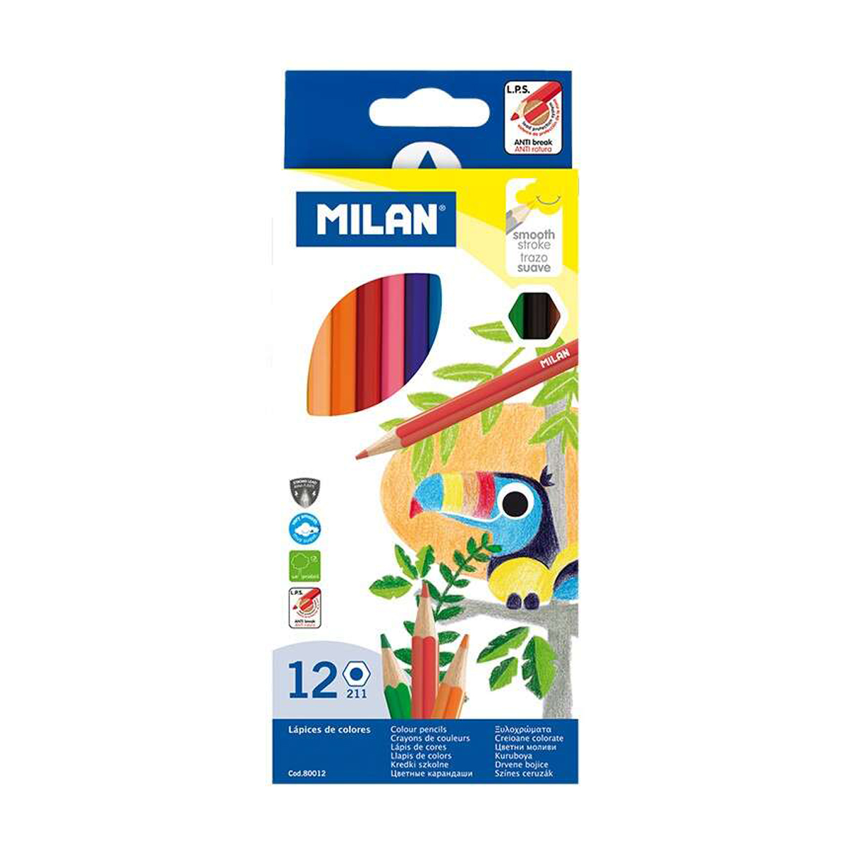 MILAN LAPICES HEXAGONALES 12U