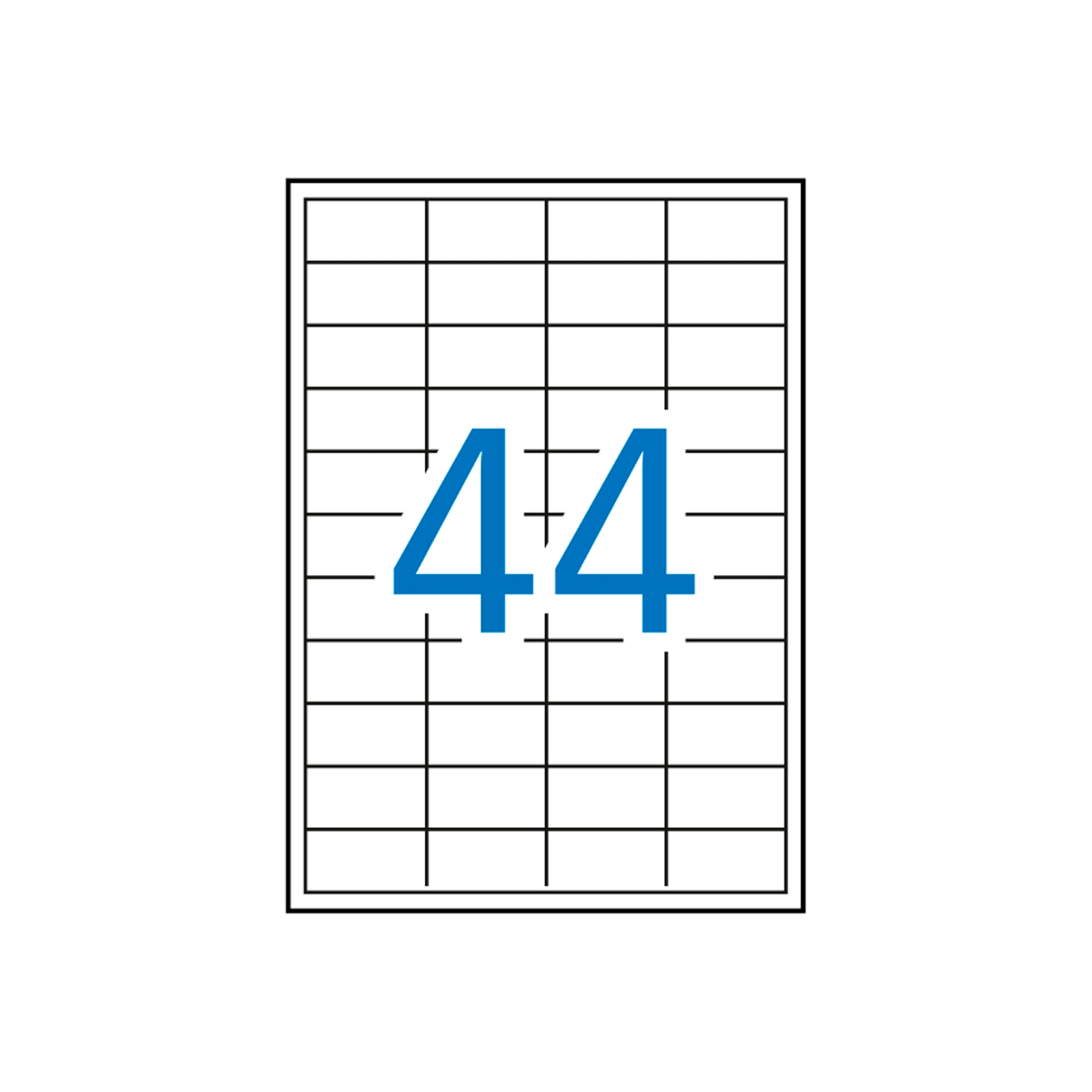 APLI ETIQUETA 45X25 4.400U
