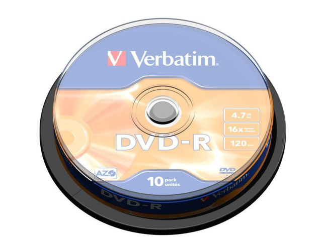 VERBATIM DVD-R 4 7GB  43523