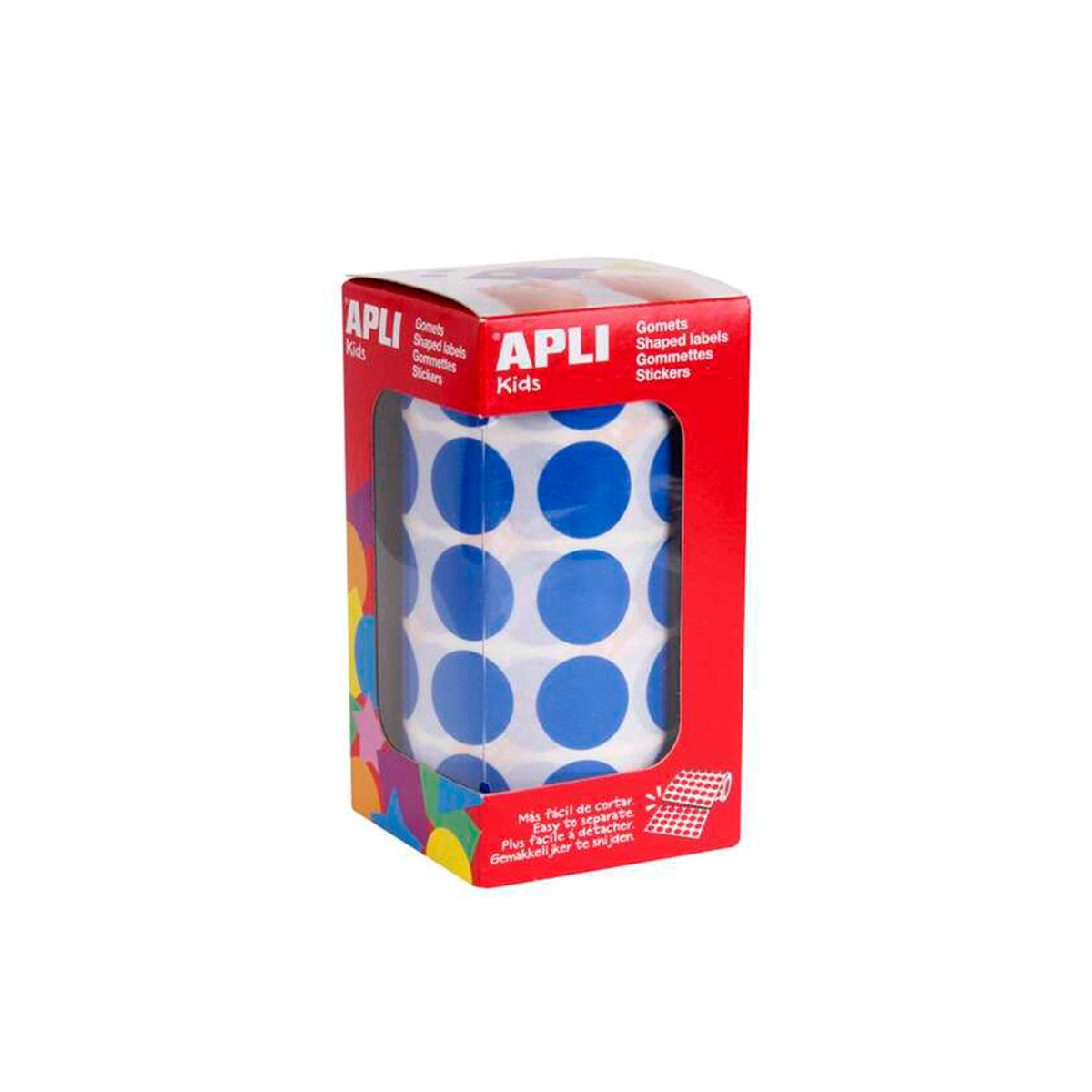 APLI GOMETS AZUL REDONDOS 20MM