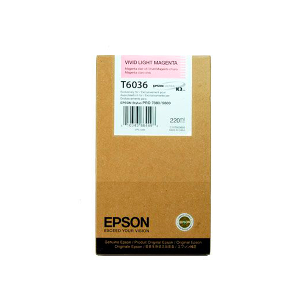 EPSON TINTA MAG. CLARO T603600