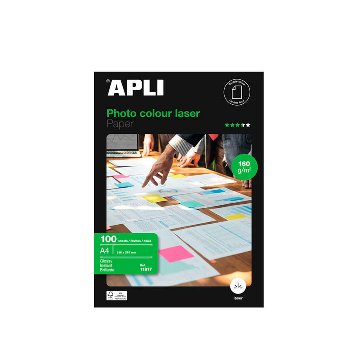 APLI PAPEL FOTO GLOSSY A4