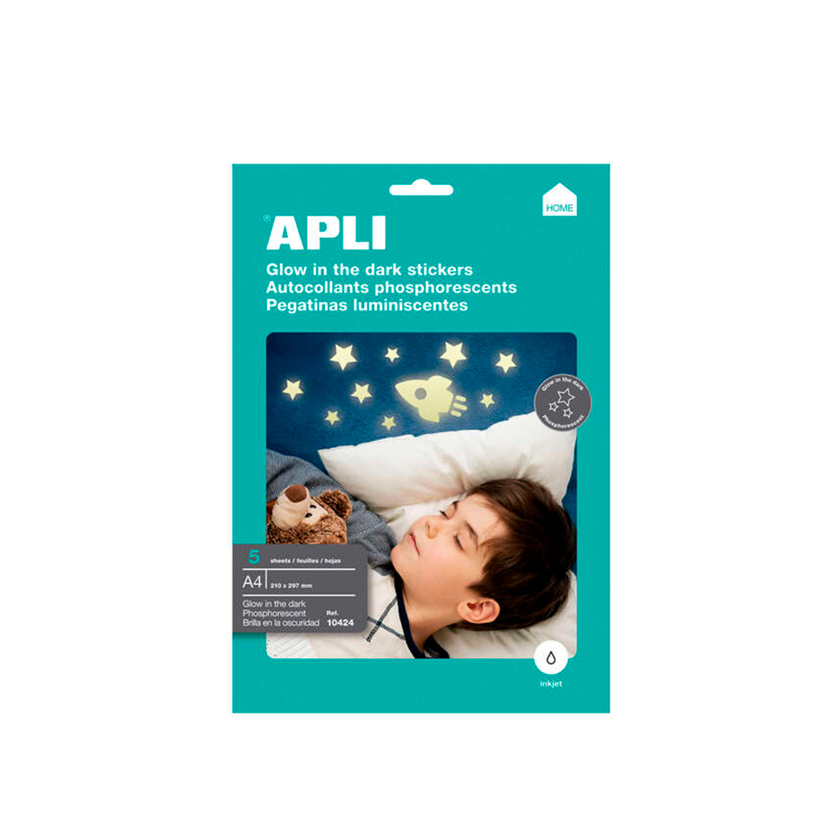 APLI ETIQUETA PERMANEN A4 5H