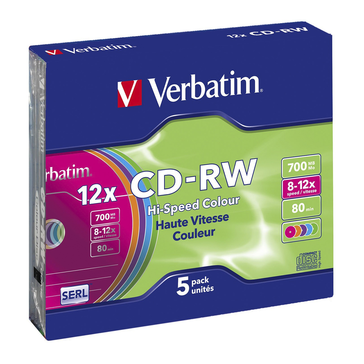 VERBATIM CD-RW 700MB  43167