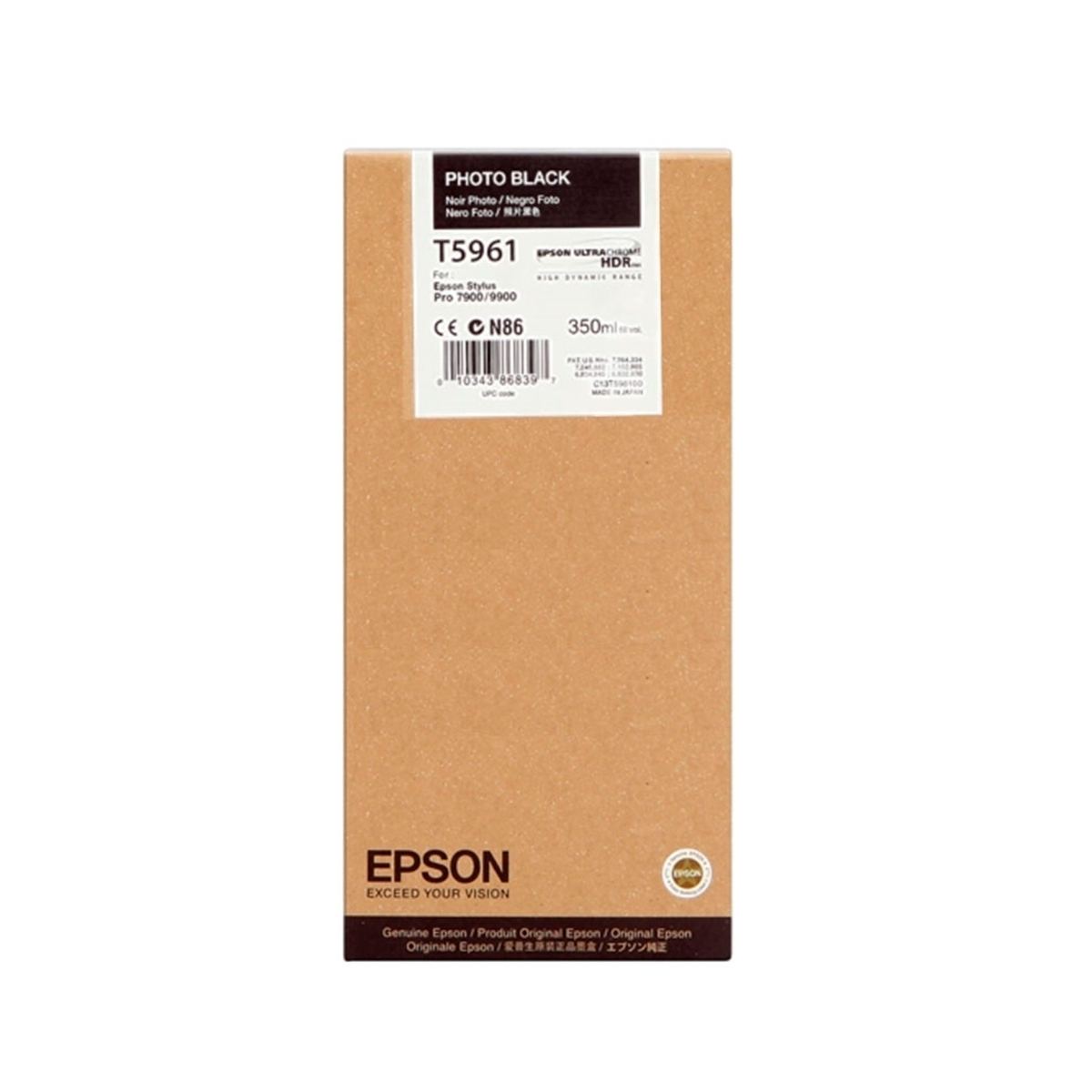 EPSON TINTA NEGRO FOTO T596100