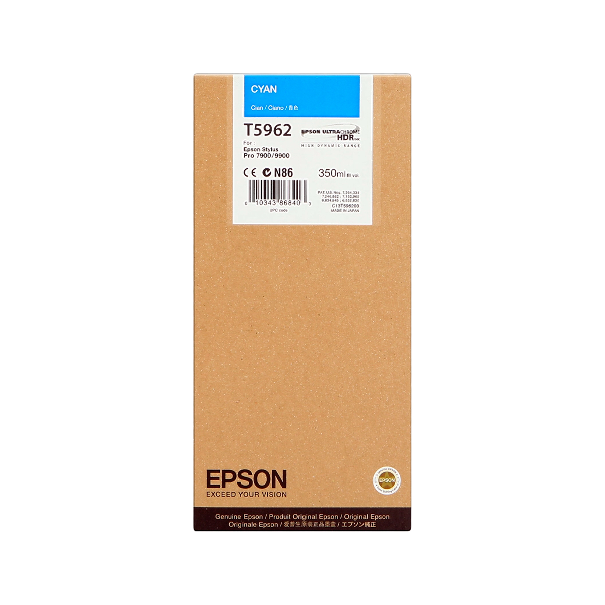 EPSON TINTA CIAN T596200