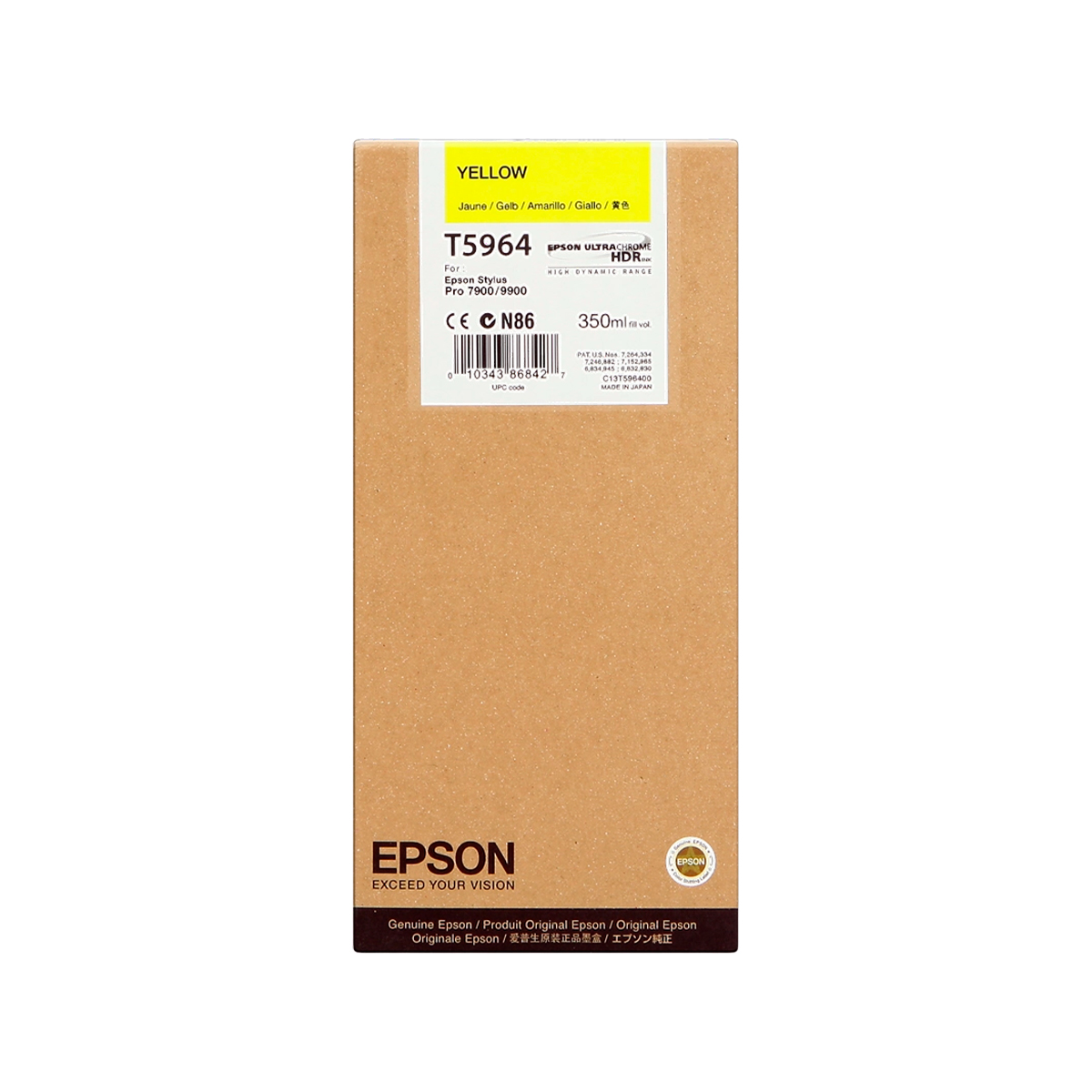 EPSON TINTA AMARILLO T596400