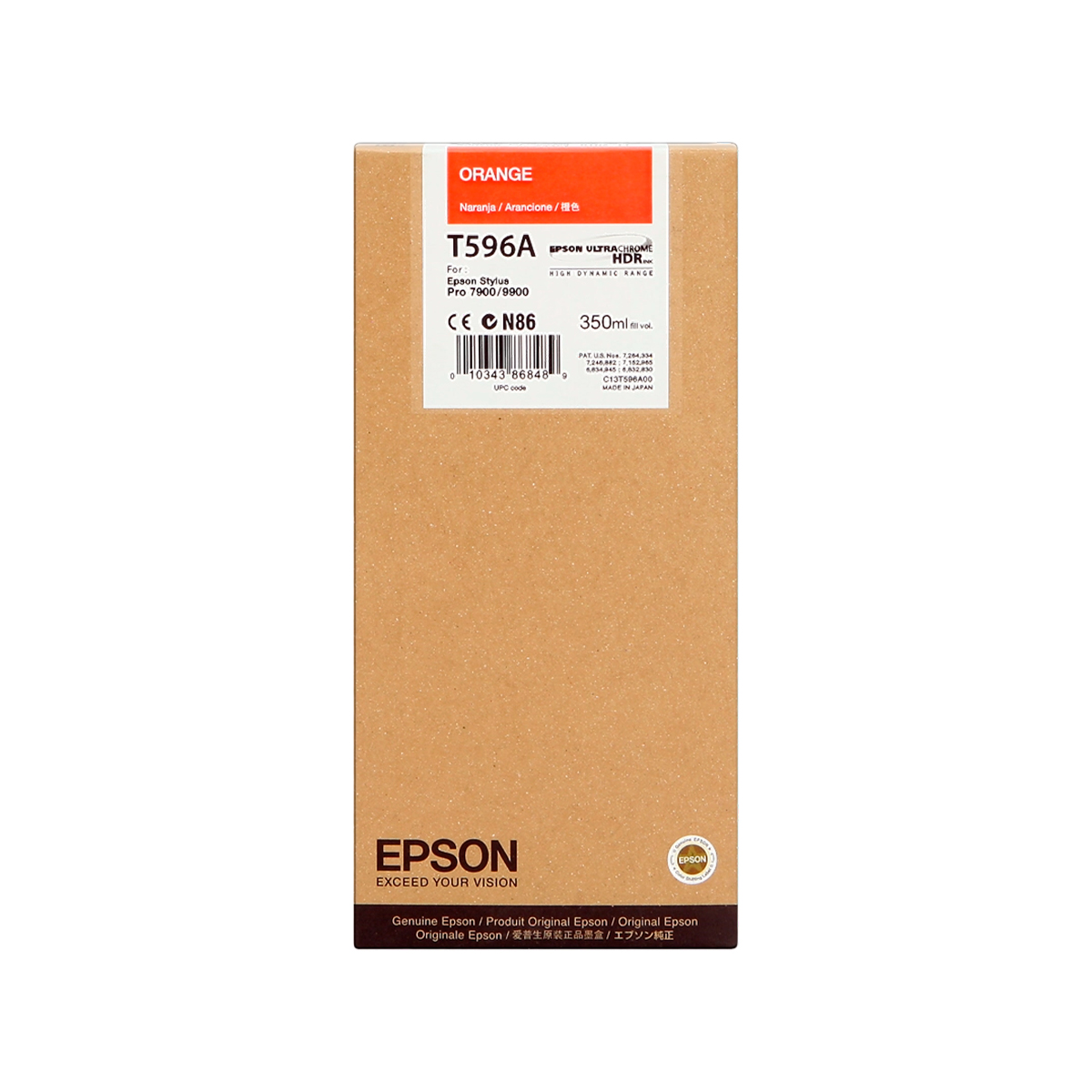 EPSON TINTA NARANJA T596A00